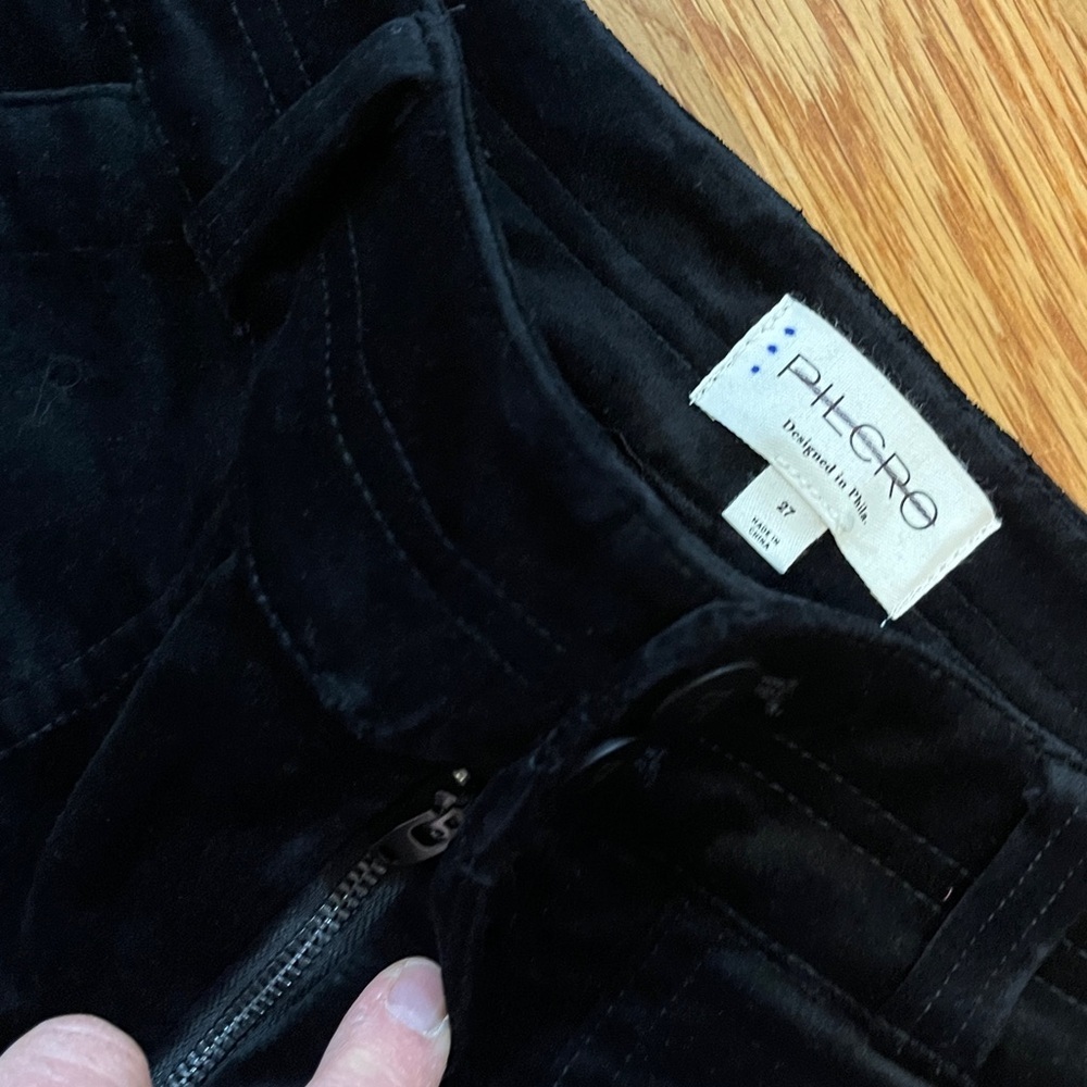 Anthropologie x Pilcro The Wanderer Star Embellished Velvet Pants Size 27 NWT - Picture 9 of 14